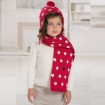 DB1818 davebella baby knitted scarf