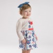 DB1947 davebella baby girl knitted short cappa 