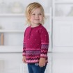 DB1162 davebella baby striped knitwear