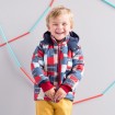DB1455 davebella baby grid printed windbreaker