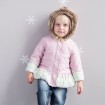 DB1460 davebella baby fur collar zippered coats