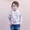 DB1529 davebella baby printed zip-up hoodle coats
