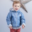 DB1576 davebella baby winter coats jeans coat