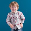 DB1592 davebella baby coats grid coats