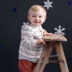 DB1616 davebella baby grid printed coats