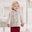 DB1651 davebella baby girl single-breasted coats