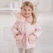 DB1822 davebella baby winter fur collar coats