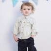 DB1871 davebella baby turn-down collar jackets