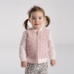 DB2078 davebella baby girl zippered coats