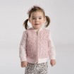 DB2078 davebella baby girl zippered coats