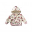 DB2548 davebella baby girl hooded coats