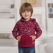 DB369 davebella baby fleece zipper hooded