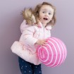DB975 davebella baby winter down coat fur collar