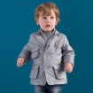 DB985 davebella baby winter coats high collar