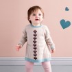 DB1439 davebella baby cotton knitted dress