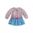 DB1678 davebella baby girl long-sleeved  dress