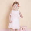 DB1890 davebella baby girl pleated skirt