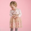 DB2101 davebella baby long-sleeved dress