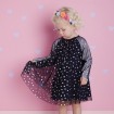 DB2173 davebella baby girl  long-sleeved dress 