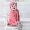 DB706-H baby girl embroidered hat