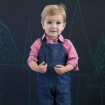 DB1454 davebella baby overall suspender trousers