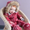 DB1277 davebella baby winter romper 