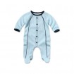 DB2027 davebella baby single-breasted romper 