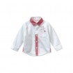 DB1937 davebella baby long-sleeved white shirts 