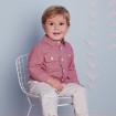 DB2179 davebella baby striped shirt 