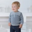 DB1155 davebella baby knitted sweater baby pullver