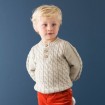 DB815 davebella baby boy knitted sweater
