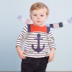  DB1875 davebella baby  long-sleeved T-shirt